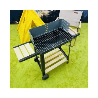 China 2023 Adjustable Size Charcoal BBQ Grill Smoker New Product Ideas Kitchen Rotisserie Grill Lamb Roasting Oven for sale