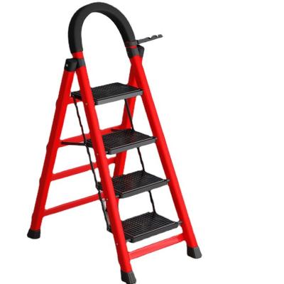 China Portability /Easy to Use/Space Saving Factory Wholesale Price Garden Supplies Ladders Folding Carbon Steel Universal Folding Ladder for sale