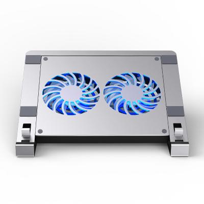 China Computer Cooling Bracket Notebook Stand Computer Cooling Bracket With Fans Aluminum Laptop Stand Computer Cooling Pad for sale