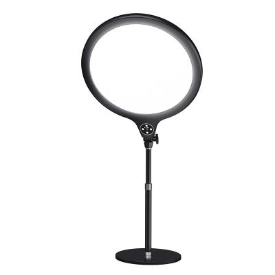 China PORTABLE Desktop Ring Light Stand Live Holder for Live Video Recording Streaming YouTube Instagram TIK Tok Compatible with Phone for sale