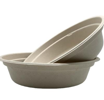 China Eco Morden Cheap Compostable Disposable Tableware Food Luxury Green Olive Bowl Take Out Box For Soup/Salad Packing for sale