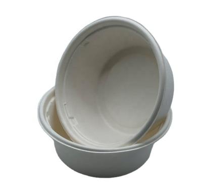 China 2019 Amazon Hotsale 32 Ounce Food Bowl Sugarcane Bowl Custom Disposable Bagasse Pulp Biodegradable Food Container Bowl Tableware for sale