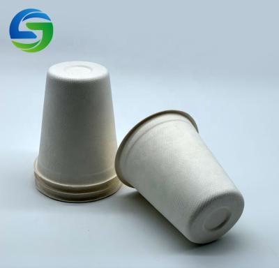 China 8oz Sugar Cane Drink Paper Coffee Cups 100% Biodegradable Compostable Disposable Disposable Cup for sale