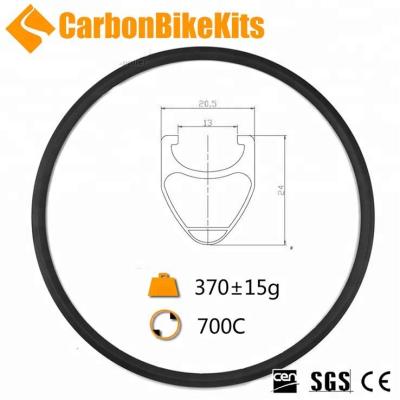 China CBK NR24C 700C 20.5mm 24mm Carbon Bicycle Road Anvil Wide Rims for sale