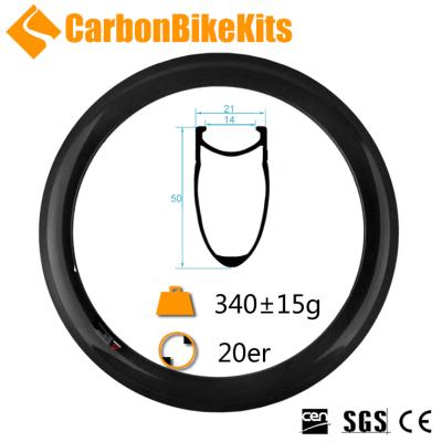 China China CarbonBikeKits 21mm deep wide anvil bmx carbon rims 50mm wide for sale