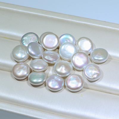 China Wholesale Price Irregular Pearl 12-14mm Genuine Nuclear Loose Freshwater Freshwater Good Quality Coin Large Shape Freshwater Size Natural Real for sale