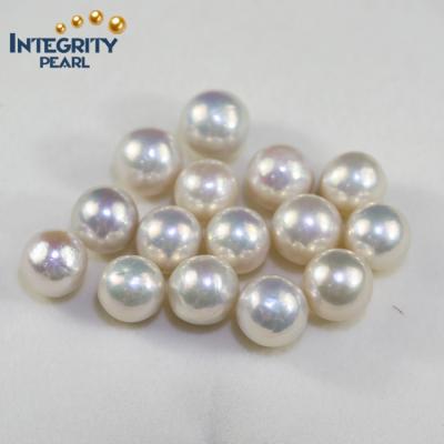 China Wholesale Freshwater Pearl No Pearl Edison Near Round Loose Pearls Half Hole 11-12mm Baroque Freshwater Pearls for sale