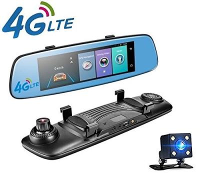 China 1080p Dual Camera Car DVR 7.84 Inch Monitor Rear View Mirror Dash Cam Android Driving Recorder 4G for sale