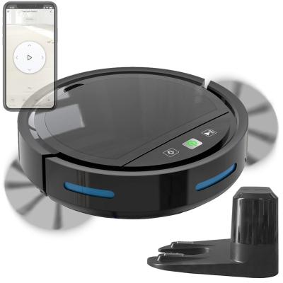 China 2022 New Hotel Tuya Smart Floor Robot Vacuum Cleaner APP Control With Auto Filling for sale