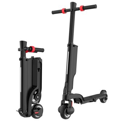 China Warehouse E-scooter Folding Electric Scooter 5.5 Inch Vacuum Tire 20km Motor 250W X6 Backpack Foldable Electric Scooter E-scooter for sale