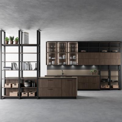 China Wooden Kitchen Cabinets With Kitchen Accessories Modular Kitchen Cabinets for sale