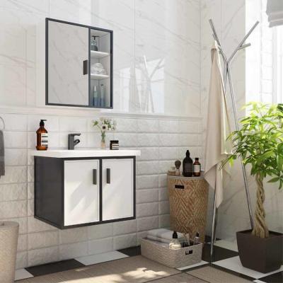 China Wall Mounted Plywood Bathroom Cabinet for sale