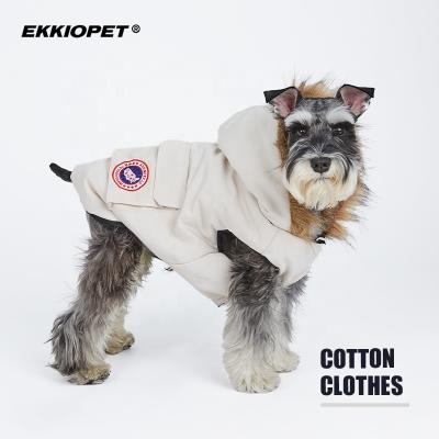 China Ekkiochen Sustainable Cat / Dog Cotton-padded Clothes Like Dog Clothes Pet Clothing Pet Coat for sale