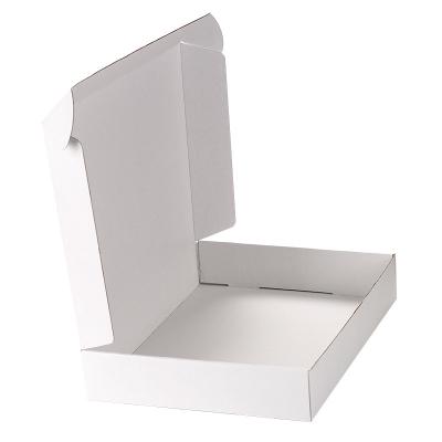 China Recyclable Wholesale Custom Color Print Packaging Box White Board Corrugated Paper Box For Clothing for sale