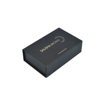 China Xindonsen Recyclable Black Packaging Gift Box For Skincare Recyclable Paper Cardboard Box for sale