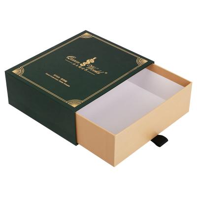 China Recyclable High End Custom Festival Gift Wrapping Paper Box Jewelry Candy Soap Packaging Craft Drawer Box for sale