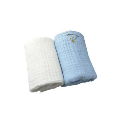 China Hot Selling Anti-static Wraps Towels 100% Cotton Muslin Gauze Baby Wrap Blankets for sale