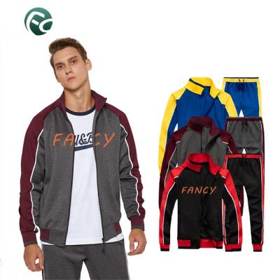 China QUICK DRY OEM ODM Customize Casual Male Sportswear Tracksuit Mens Two Piece Sets Jacket+Pants 2 PCS Factory for sale