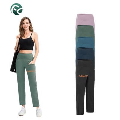 China Breathable High Waisted Leggings For Women With Pockets Tummy Control Yoga Pants Workout Leggings For Women for sale