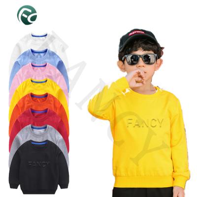 China Hot and cheap cute high quality children's solid color hoodie new style casual style anti-shrink hoodie for sale