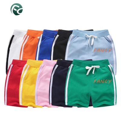 China Fade Proof Wholesale Supplier Cotton girls color shorts solid simple design babies kids clothes for girls shorts for sale