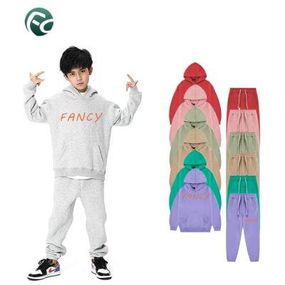 China Casual Children's Hoodie Winter Hoodie Sets For Kids Wholesale Custom Pull Over Winter Terry Boys Warm Zipper Hoodies for sale