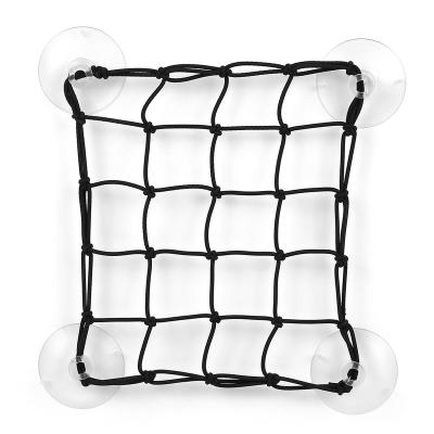 China Waterproof Mesh Net Kayak Cargo Bungee Net Storage SIP Cargo Net Rig With Suction Cups for sale