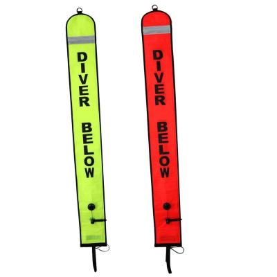 China Durable High Visibility Tube Signal Marker Beacon (SMB) Marker Buoy Safety Outdoor Sausage For Spearfishing Gear Diving Equipment for sale