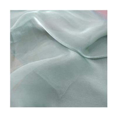 China Eco-friendly 100% Pure RPET Recycled Organza Fabric Wholesale for sale