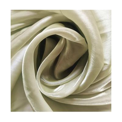 China Hot Sale Two Tone Organza Fabric RPET Fabric Organic 100% Polyester for sale