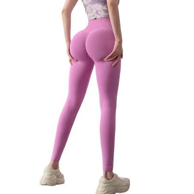 China Women's High Waisted Hip Lift Stretch Gym Legging Yoga Breathable Four Way Pants Breathable Fitness Pants for sale