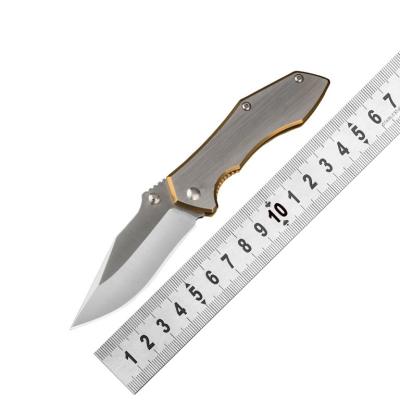 China SANRENMU 7030LUC-SC RTS Non-variable Pocket Folding Knife Hunting Outdoor Army Damascus kelebek None Fixed Blade Strong Survivali Titanium for sale