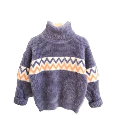 China Anti-wrinkle Boys' Autumn And Winter Long Sleeve Knitted Pullover Sweater Baby Sweater Top for sale