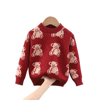 China Anti-wrinkle baby sweater autumn new style foreign boys' sweater thickened round neck sweater for sale