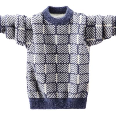 China Anti-wrinkle thickened sweater children's new autumn and winter boys' knitting sweater for sale