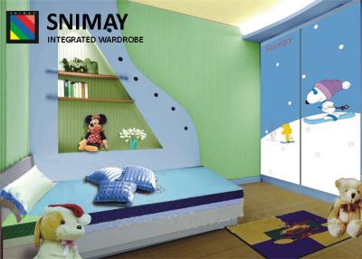 China Custom Kids Bedroom Furniture Sets , Wardrobe Closet lovely Furniture set for sale