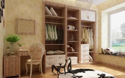 China Wooden Almirah closet storage systems Scratch resistant For Decoration for sale