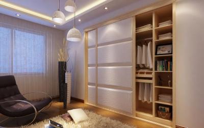 China Diseñador de lujo del armario del guardarropa del dormitorio de madera con MDF Almirah en venta