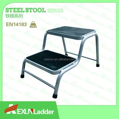 China Wide Scaffolding Step Stainless Steel Stool Ladder 2 Steps For Home Use for sale