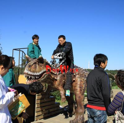 China Dino0056 Theme Park Dinosaur Amusement Animatronic Walking Rides For Sale for sale