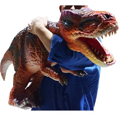 China Waterproof Realistic Easy Control Baby Dinosaur Easy Hand Puppet for sale