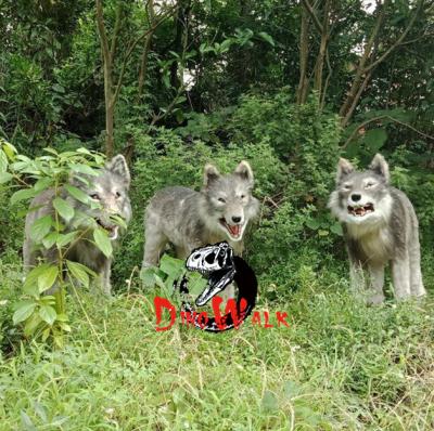 China Dino0461 Life Size Animatronic Wolf Theme Park for sale