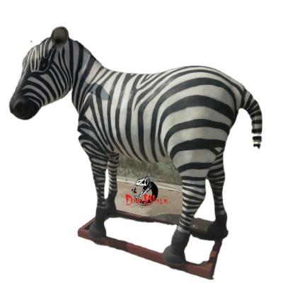 China Exhibits in the exterior & Simulation Indoor Animal Zebra Fiberglass Product Dino0199 Life Size Statue for sale