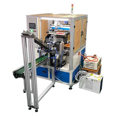 China SCHALEN-Siebdruckmaschine 3000P/H hiahg Geschwindigkeit UVLED HY400AUC automatische multi Farbplastikdrucker zu verkaufen