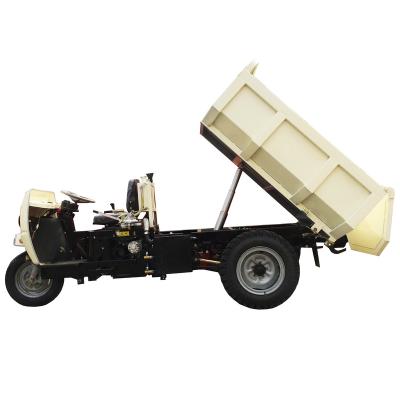 China 2ton Medium Loading Capacity Diesel Tricycle /three wheels dump tricycle /small truck for mining for sale