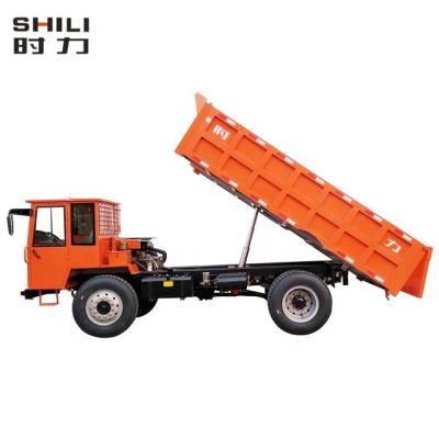 China SL Side Engine Full Enclosed Bottom Mining Dump Truck For Sale for sale