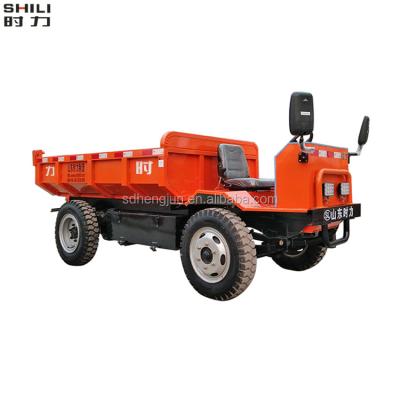 China Middle Drive With Power Factory Price Shili Brand 4 Wheels Mining Dump Truck For Sale for sale