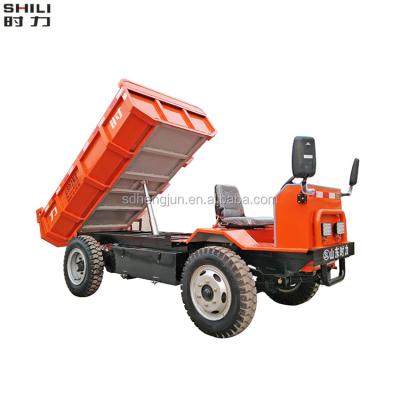 China Cargo Transport 4 Ton Box Cargo Tipper Truck / Mico Mining Dumpers for sale