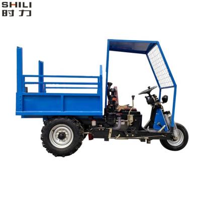 China SL Agricultura Medium Dump Engine Diesel Tricycle For Cargo for sale