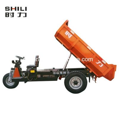 China Underground Mining Dump Medium Motor Electric Tricycle For Construction for sale